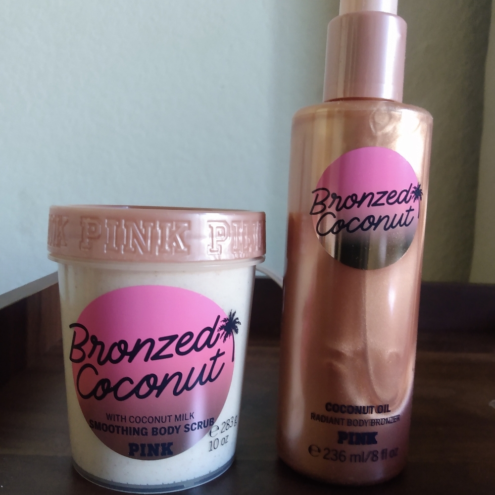 Bronzed coconut